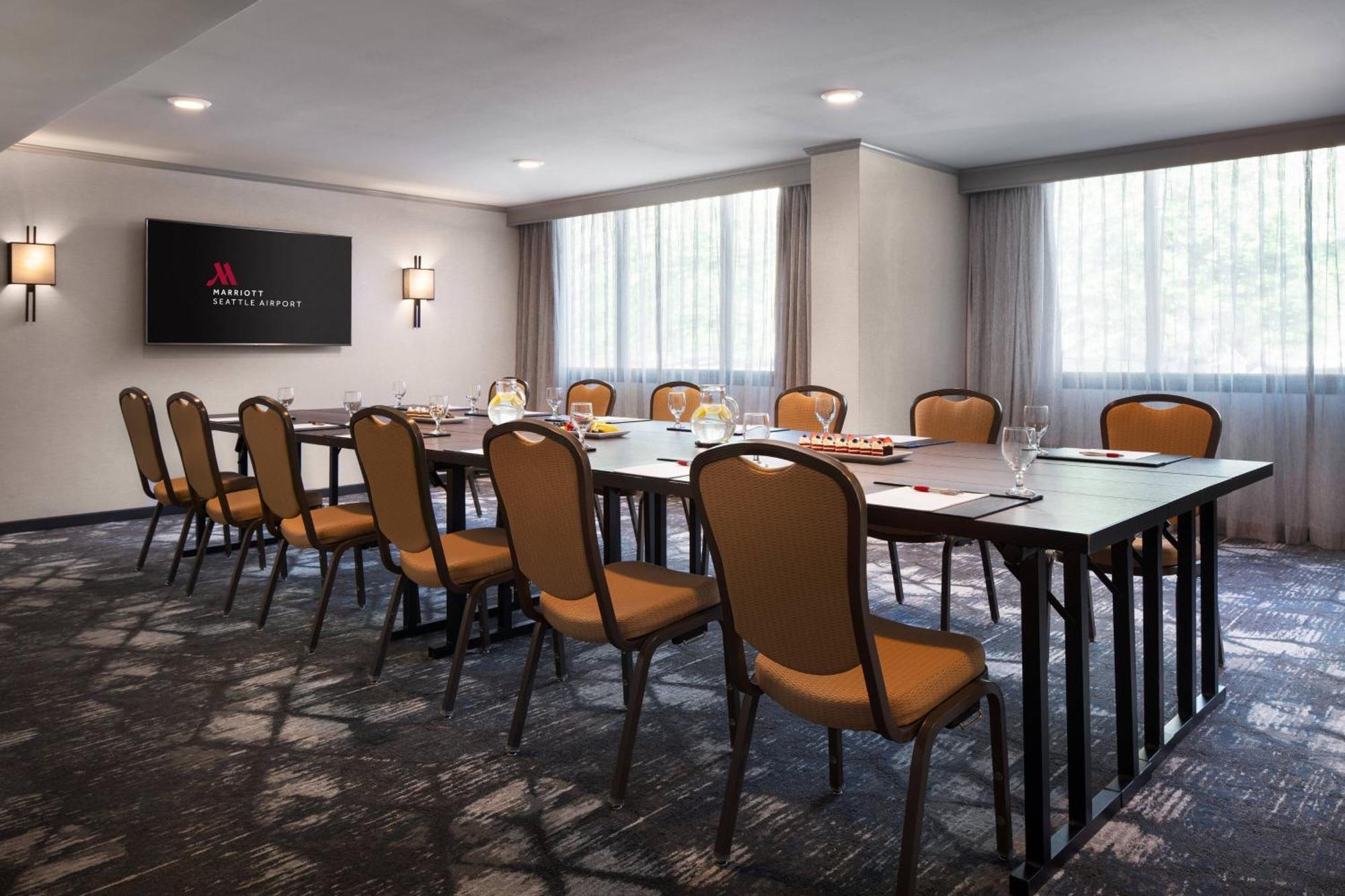 Seattle Airport Marriott Hotel SeaTac Bagian luar foto